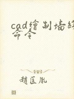cad绘制墙线命令