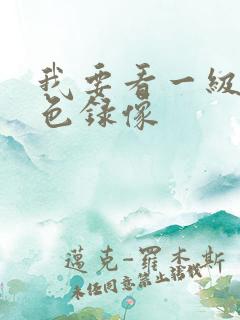 我要看一级片黄色录像