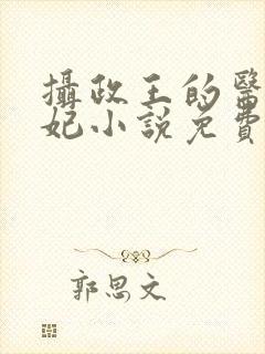 摄政王的医品狂妃小说免费