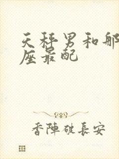 天秤男和那个星座最配