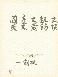 国产又粗又猛又爽又黄的视频p站