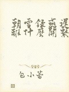 朝雪录燕迟和燕离什么关系