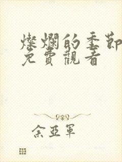 灿烂的季节全集免费观看