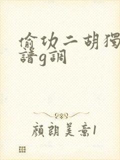 偷功二胡独奏简谱g调