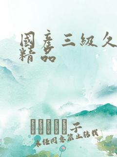 国产三级久久久精品