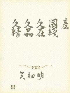 久久久国产高清精品在线