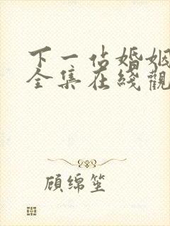 下一站婚姻免费全集在线观看