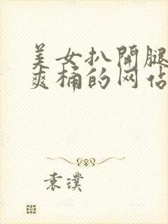 美女扒开腿男人爽桶的网站