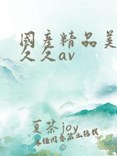 国产精品美女久久久av