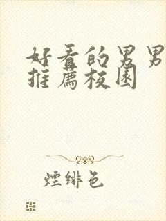 好看的男男小说推荐校园