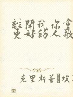 离开我你会遇到更好的人歌名叫什么