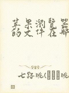 苹果浏览器下载的文件在哪