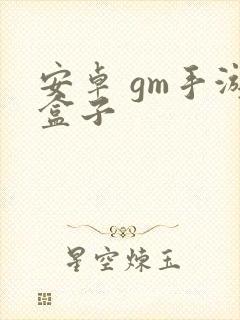 安卓 gm手游盒子