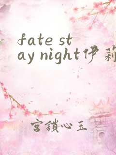 fate stay night伊莉雅线