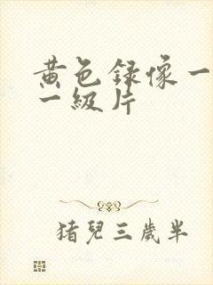 黄色录像一级片一级片