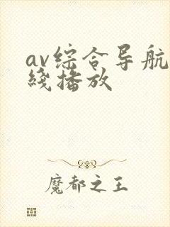 av综合导航在线播放