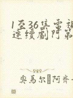 1至36集电视连续剧门第
