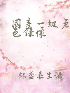 国产一级免费黄色录像