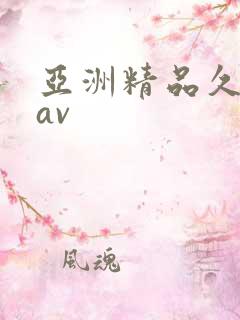 亚洲精品久久久av