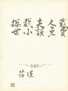 总裁夫人武功盖世小说免费听书