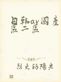 日韩av国产一区二区
