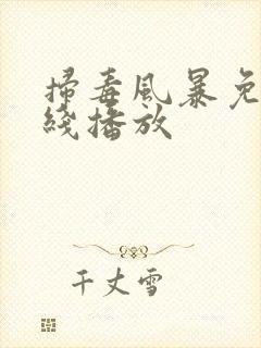 扫毒风暴免费在线播放