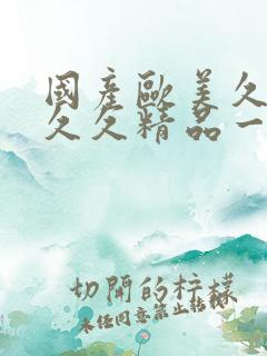 国产欧美久久久久久精品一