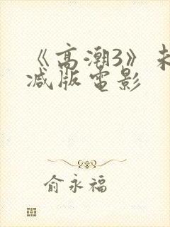 《高潮3》未删减版电影