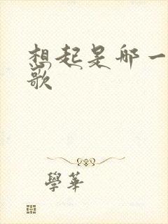 想起是哪一年的歌