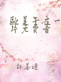 欧美午夜一级艳片免费看