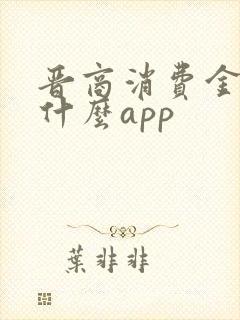 晋商消费金融是什么app