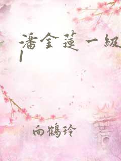 潘金莲一级看片1