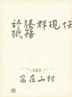 于腾群现任什么职务