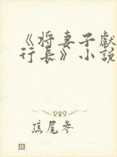 《将妻子献给张行长》小说