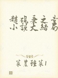 赵砚秉之章如华小说大结局