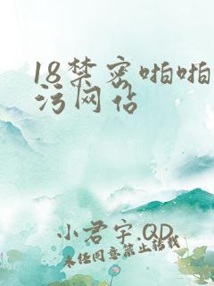 18禁密啪啪污污网站
