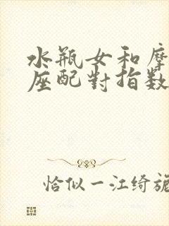 水瓶女和摩羯男座配对指数