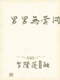 男男无套网