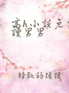 高h小说免费阅读男男