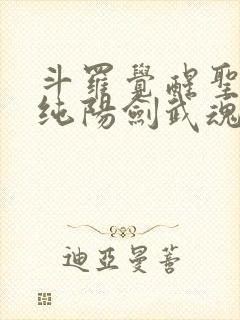 斗罗觉醒圣主和纯阳剑武魂