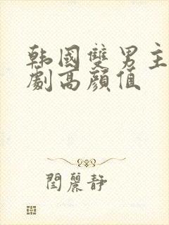 韩国双男主电视剧高颜值