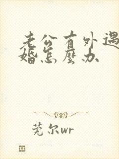 老公有外遇提离婚怎么办