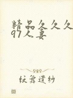 精品久久久久久97人妻