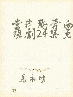 当我飞奔向你电视剧24集免费观看