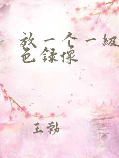 放一个一级的黄色录像