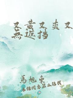 又黄又爽又色又无遮挡