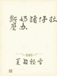 断奶猪仔拉稀怎么办