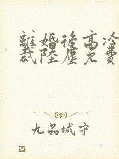 离婚后高冷女总裁陆尘免费阅读小说