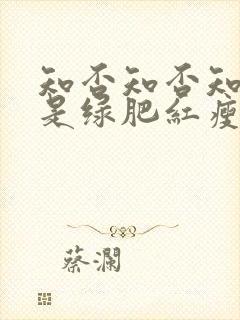 知否知否知否应是绿肥红瘦是什么季节