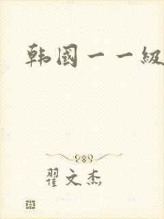 韩国一一级片